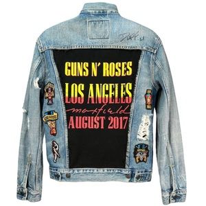 Mayfield x Guns-N-Roses Was Here | Levi’s Jeans‎ Jacket  | Unisex Medium